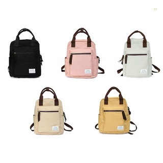 wat Fashion Canvas Backpack School Bag Casual College Daypack Rucksack for Teenager