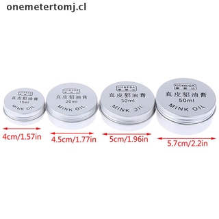 【onemetertomj】 15/20/30/50ML Leather Craft DIY Pure Mink Oil Cream for Leather Maintenance CL
