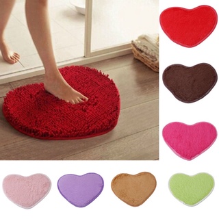 Dormitorio amor en forma de corazón esponjoso alfombras Shaggy piso alfombra peluda alfombra almohadilla