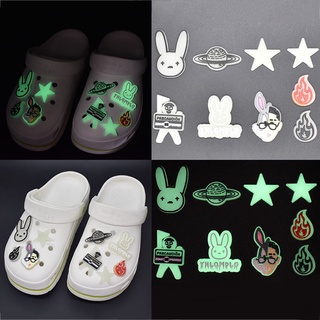 Crocs Jibbitz accesorio para jardín/zapatos De muñeca con hebilla Decorativa/Resistente al Calor/Luminoso/perforación