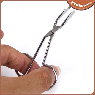 pinzas de acero inoxidable para cejas/pinzas cosméticas para el cabello/herramienta (8)