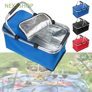 nextshop oxford cool bag extra grande caja de camping bolsa de picnic con aislamiento térmico impermeable almacenamiento de alimentos enfriador enfriador bolsa de picnic/multicolor