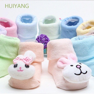 Huiyang calcetines unisex De algodón De dibujos animados con campana antideslizante/multicolor (1)