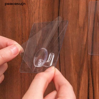【jn】 1x Useful Strong Clear Suction Cup Sucker Wall Hooks Hanger For Kitchen Bathroom . (4)
