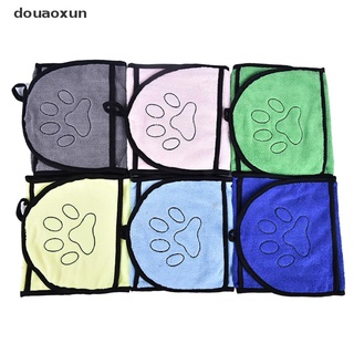 Douaoxun Pet Dog Bath Towel Microfiber Ultra-Absorbent Cat Dogs Drying Towel Blanket CL