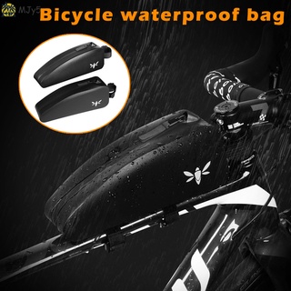 Mjy5 1 bolsa impermeable para bicicleta, tubo delantero, accesorios de bicicleta, bicicletas de carretera