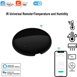 hulahoop Smart Life Tuya WiFi 3 En 1 IR Control Remoto Universal + Temperatura Y Humedad Pantalla LCD/App De Voz Funciona Con Alexa Google Home
