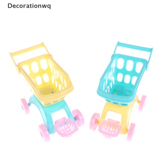 (Decorationwq) Creative Mini Children Handcart Simulation Small Supermarket Shopping Cart On Sale