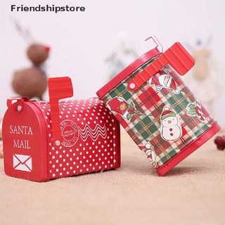 [friendshipstore] diseño de buzón de navidad caramelo de navidad caja de hierro caja de almacenamiento de galletas cl (8)