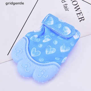 [Gentle] 1 pieza de silicona guante de dentición manopla guante de goma Color caramelo sonido crujiente mordedor Boutique