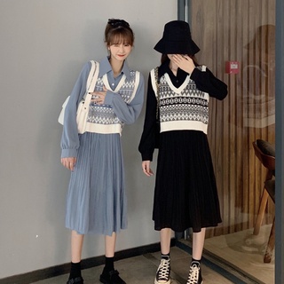 Chaleco de punto de las mujeres otoño ropa estilo coreano suelto corto