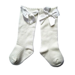 calcetines niños niños niñas gran arco rodilla alta larga suave algodón bebé calcetines (6)