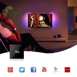 * Caja de TV inteligente X96 Android S905W Quad Core WIFI Media Player US (2G+16G-