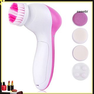 5 en 1 multifunción eléctrica limpiador facial limpiador cepillo masajeador herramienta (1)