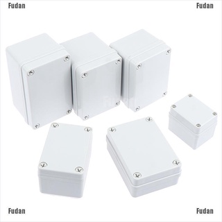 <fudan> caja de conexiones impermeable de plástico abs impermeable ip67 blanco (7)