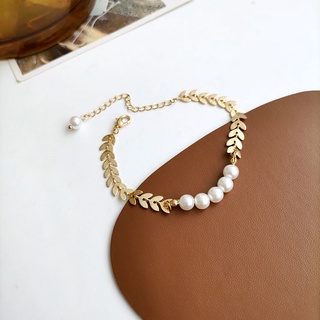 coreano graceful online influencer trigo perla braceletinsnew style bracelet0908-10