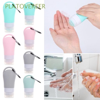 PLATOVEREER Travel accessories Empty Bottles Refillable Squeeze Container Hook Silicone Bottle Portable Hand Washing Shampoo Shower Gel Sub-bottling Tube