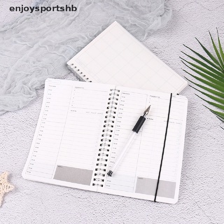 [enjoysportshb] 2021 Cuaderno Agenda Diario Semanal Plan Mensual Espiral Organizador Planificador [Caliente] (4)
