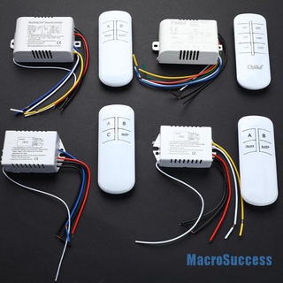 [Marsoc] interruptor de encendido/apagado inalámbrico 220V lámpara de Control remoto receptor transmisor PJMP