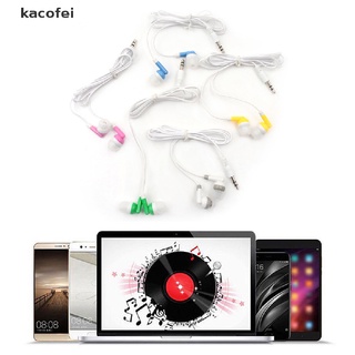 [kacofei] auriculares intrauditivos con cable estéreo para aislamiento de ruido deportivo con micrófono