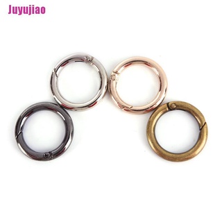 [Juyujiao] 10Pcs New Metal HIgh Quality Women Man Bag Accessories Rings Hook Key Chain Bag (5)