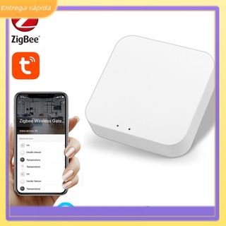 Tuya puente Zigbee hogar concentrador Inteligente Zigbee control Remoto certificado Zigbee Dispositivos Via Vida Inteligente App Funciona con Alexa barco en 24 Horas