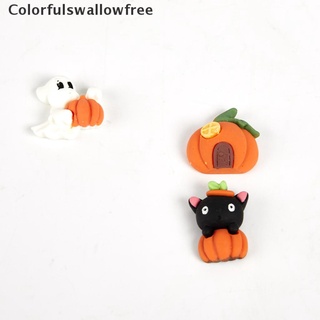Colorfulswallowfree 10pcs Resin Halloween Accessories Flat Back Diy Decoration Crafts Party Supplies BELLE