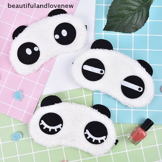 [beautifulandlovenew] 1pc lindo panda dormir cara máscara de ojos vendada sombra viaje dormir cubierta luz