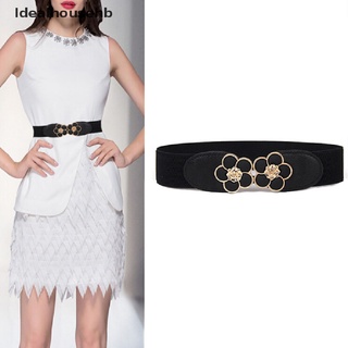 [idealhousehb] mujeres elástico cinturón cintura ancho elegante cummerbunds para las mujeres vestido venta caliente