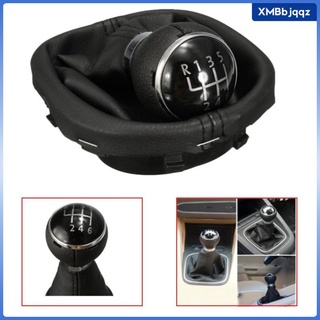 6 Speed Gear Shift Knob With Leather Boot Gaiter