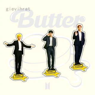 Kpop BTS Album Butter Acrylic Stand Figure Standee Jungkook Jimin Suga V JHope Jin RM Desk Stand Desktop Decoration
