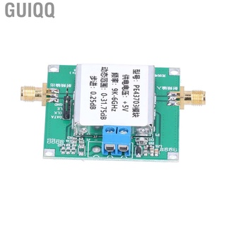 guiqq módulo de atenuador digital rf pe43703 dc 5v 9k‐6ghz 0.25db paso a 31.75db placa de disipación de calor
