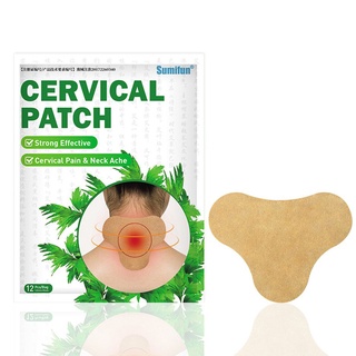 [Mejor]12 pzs/juego de parches para el cuello/espondilosis Cervical para alivio del dolor corporal (6)