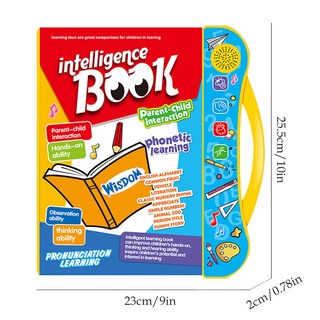 inglés e-books niños educación temprana audio electrónico táctil voz punto de aprendizaje lectura arte libro de dibujo (9)