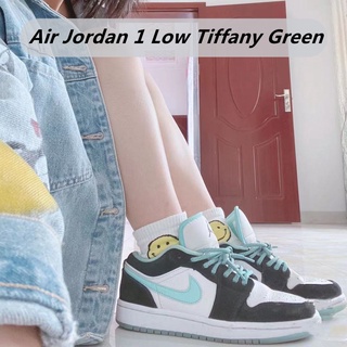 41 colores Nike Air Jordan 1 bajo Tiffany verde Board zapatos par de moda de encaje hasta zapatilla de deporte al aire libre zapatos