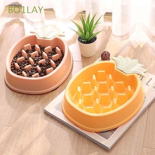 BO1LAY Non Slip Dog Bowl Pineapple Pet Products Dog Feeder Bowl For Cat Dog Puzzle Slow Food Bowl Food-grade Plastics Slow Food Choke Proof Pet Eating Accessories/Multicolor