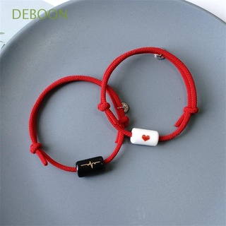 Deboon Fashion atractivo brazalete regalo para pareja pareja pulsera imán pulsera/Multicolor