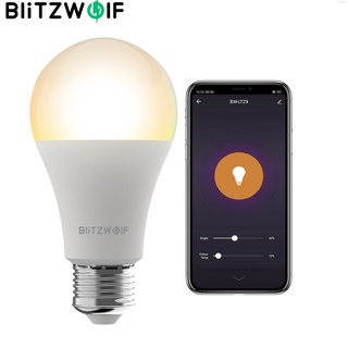 BlitzWolf® BW-LT29 Smart LED Bulb CW+WW Dual Color 9W 900LM WiFi APP Lamp Supports Alexa Google Assistant AC100-240V (1)