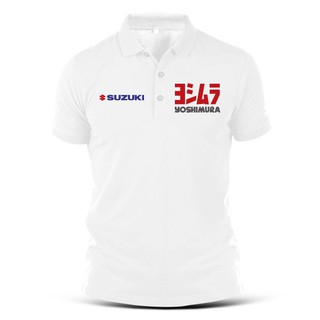Camiseta Polo De algodón con Silenciador De Escape Superbike Para Suzuki (2)