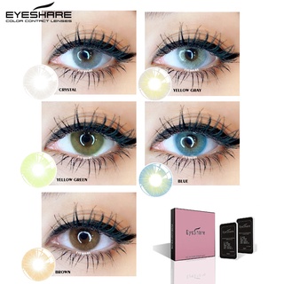 Eyeshare 1Pair (2Pcs) Contact Lenses Iceland series Comfortable transparent Contact lenses