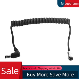 Gooditem espiral bobina Cable de alimentación para BMPCC4K BMPCC 4K Blackmagic bolsillo cámara de cine 4K