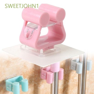 Sweetjohn1 soporte De escoba autoadhesivo durable Universal Para pared/multicolores