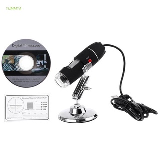 Yummya 1600X cámara 8LED OTG endoscopio USB microscopio Digital magnificación con soporte (1)