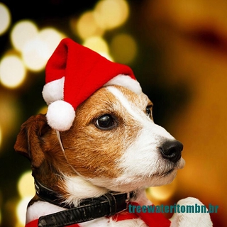 [hot_sale]sombrero de navidad para mascotas/gorro pequeño/cachorro/gato/perro/disfraz de navidad/disfraz de navidad