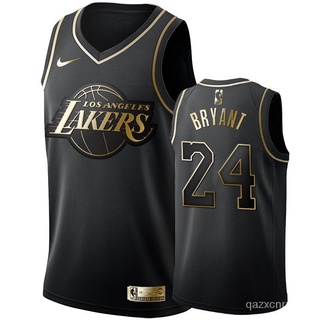 New Sale Nba Jersey Los Angeles Lakers No.24 Kobe Kobe Jersey Sports Vest Black-golden Ready