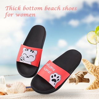 ifashion1 verano mujeres palabra zapatillas antideslizante baño casa lindo casual sandalias planas (6)