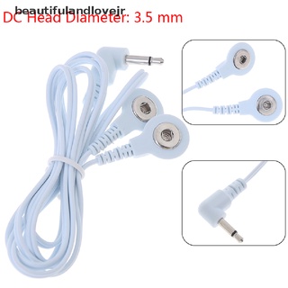 [beautifulandlovejr] 1/3/5/10pcs tens máquina electrodo almohadilla stub cables cables macho 3,5 mm