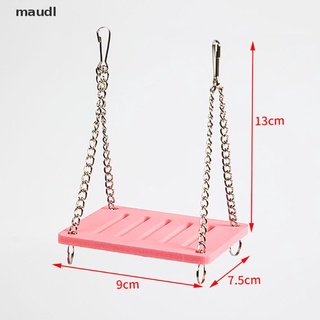 maudl Parrot Hamster Small Swing Shaking Suspension Toy Hanging Bed Pet Exercise Toy . (9)