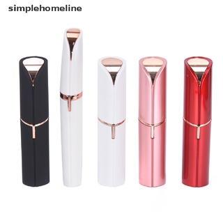 [simplehomeline] Lápiz labial eléctrico para mujer afeitadora sin dolor removedor de pelo Facial depilación caliente