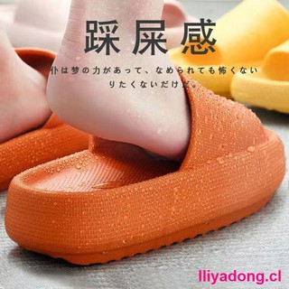 2021 nuevas zapatillas de suela gruesa desodorante mujer verano casa baño baño interior antideslizante pareja casa hombres s sandalias